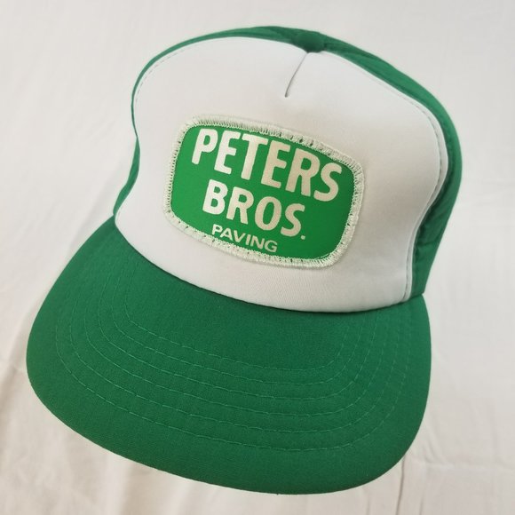 PETERS BROS PAVING Cap Trucker Hat Snapback Baseba - Picture 1 of 6